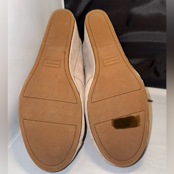 TOMS Women's Lace Up Suede Ankle Boots Booties size 6m - Picture 5 of 5